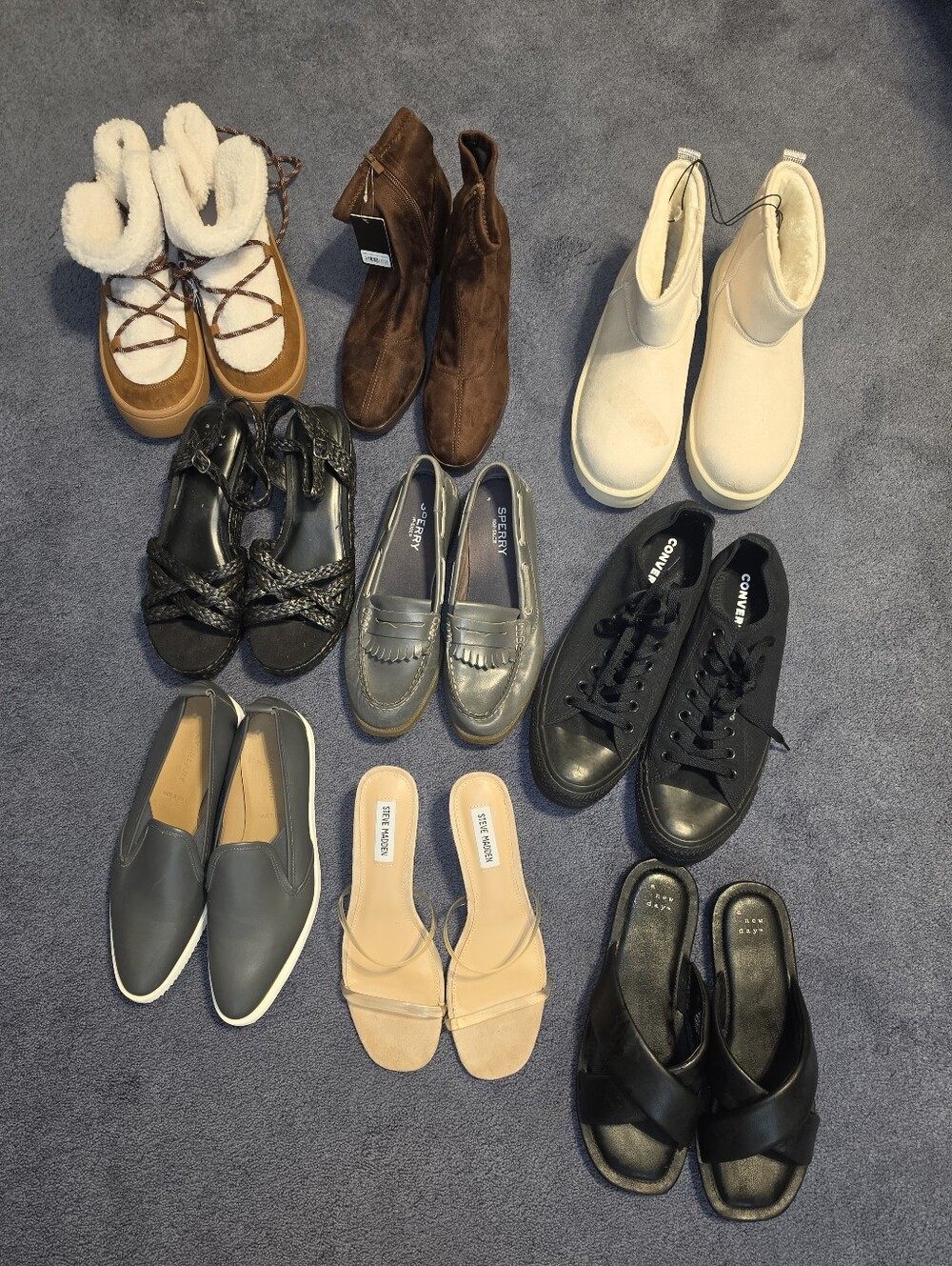 Footware bundle mixed size/conditions